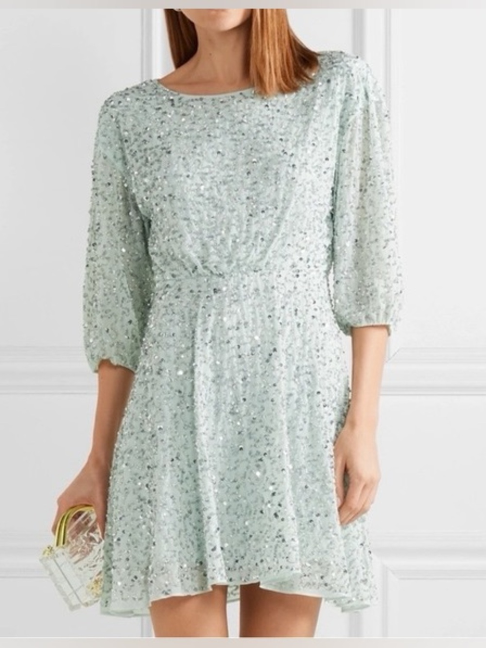 Alice + Olivia Palmira sequined mini dress Size 2